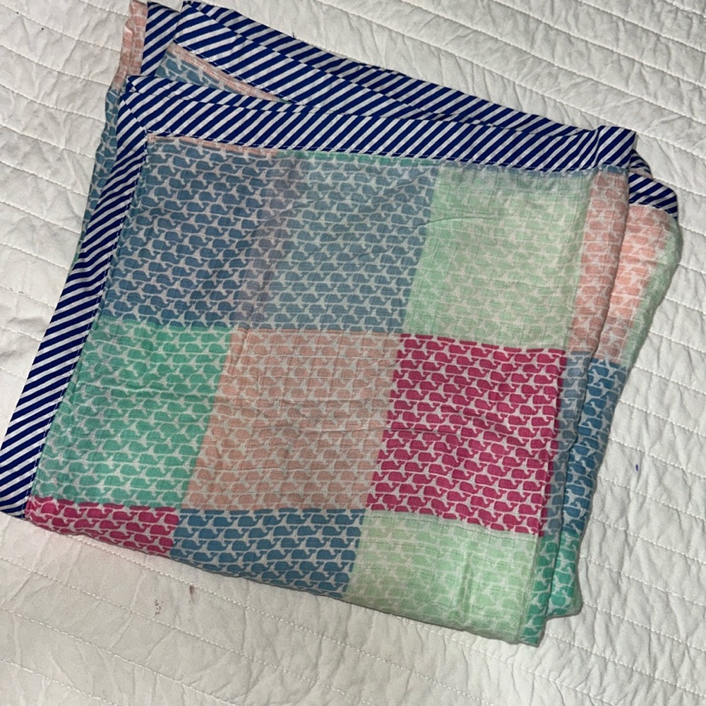 Vineyard Vines for Target receiving  blanket 48" x 48"